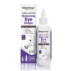 Vetanimus Moisturizing Eye Drops for Horses & Ponies – 150 ml
